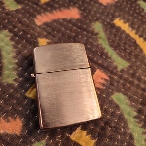 Sophisticated Brushed Silver Lighter